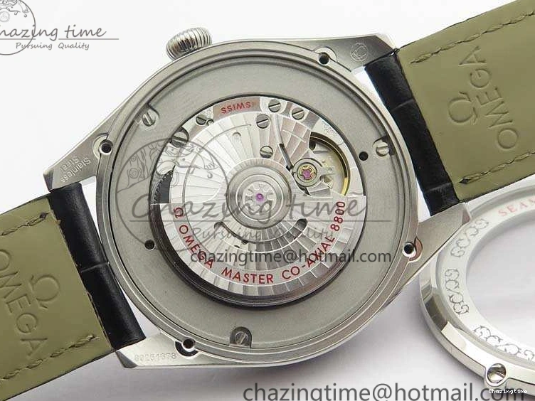 0124 AllSeason Seamaster Edizione Venezia SS Best Edition Black Dial On Leather Strap A 8122